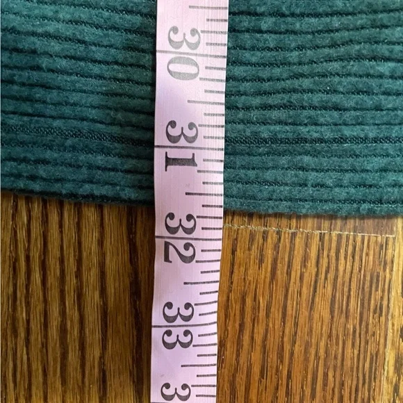 Lane Bryant Green Tunic Mock Neck Butterfly Sleeves Size 34/36 - Picture 6 of 7